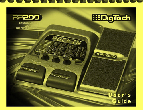 Digitech rp200 pedale - digitech,