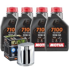 Tagliando Olio Motul 7100 20W50 Per Harley Davidson Ultra Electra Glide 07>16