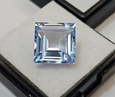 Shinny Princess Cut Aquamarine