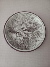 Piatto da collezione "La cinciarella" Pavesi Gli amici del mattino