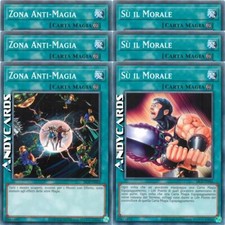 3x ZONA ANTI-MAGIA +3x SU IL MORALE • Comune DCR IT043 DCR IT042 • Yugioh!
