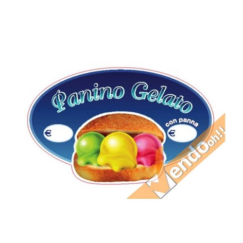 Adesivo sagomato panino - sagomato,