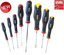 USAG 324SH8 Serie cacciaviti Taglio e Croce PH, Set di 8 giraviti NUOVI MODELLI