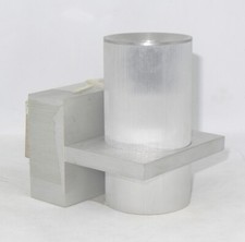 Faretto Applique da Parete Led 6W 220v Design Silver Satinato 6000k Casa Ufficio