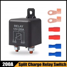 Relè di separazione batteria auto 12V 200A moto roulotte impianto elettrico auto camion relè DE