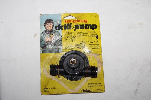 Pompa trapano autoadescante