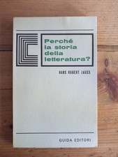 HANS ROBERT JAUSS - PERCHÉ LA