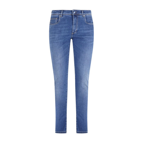 Camouflage jeans denim medio - -,