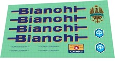 Bianchi Superleggera 1981 set adesivi telaio completo