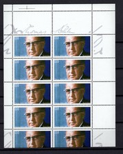 Repubblica Federale Tedesca foglio 110 Pf Dehler Mi 1963 ** Klbg totalmente intersecato campi vuoti sopra #m078