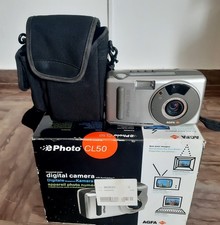 Agfa CL50, con borsino, libretti, cavetto,  scatola originale 