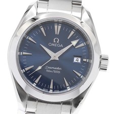 Orologio da donna Omega Seamaster Aqua Terra 2577,80 data quadrante navy quarzo_886384