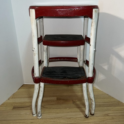 Sgabello vintage cosco rosso - vintage,