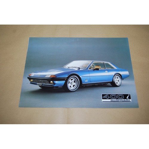 Brochure ferrari 400i - brochure,