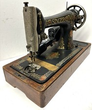 Macchina da cucire Singer 1919 modello 66 occhio rosso G7166634 custodia grezza PER RICAMBI/RIPARAZIONE