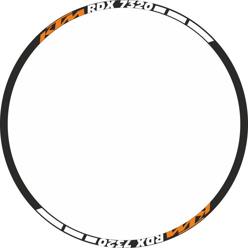 Adesivi bici ktm cerchi ruote - adesivi,