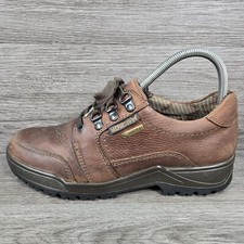 Scarpe da passeggio stringate Mephisto Slacker Gore-Tex in pelle marrone taglia UK 6,5