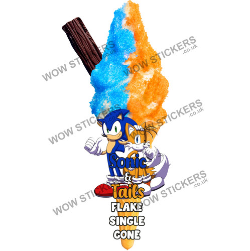 Adesivo furgone gelato sonic - adesivo, &