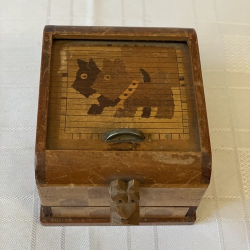 Vtg wooden mechanical - wooden,