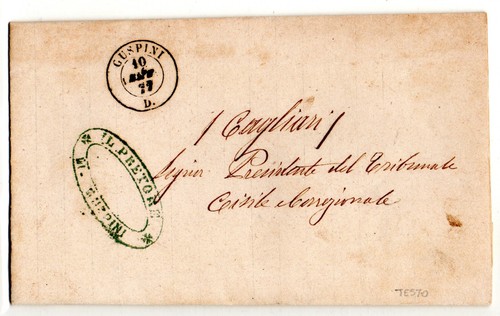 Sardegna 1877 guspini - 1877,