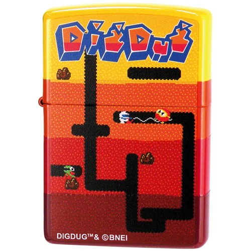Zippo dig dug namco - dug, accendino
