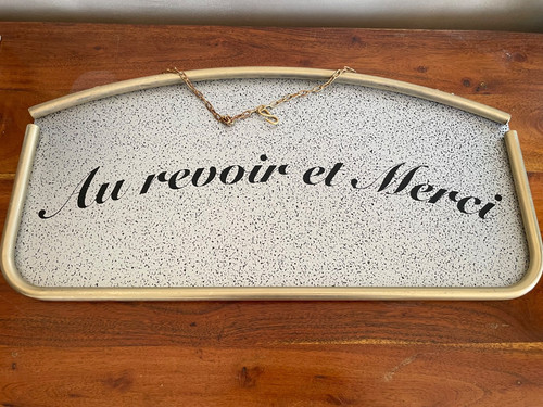 Grande plaque métal bar - grande,