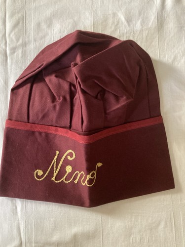 Cappello cuoco bordeaux - cappello,