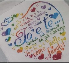 Cuscino Ricamato a punto croce