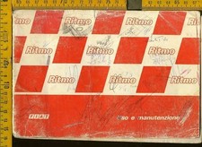 Libretto Uso e Manutenzione Auto Fiat Ritmo 1985 (scritte varie)