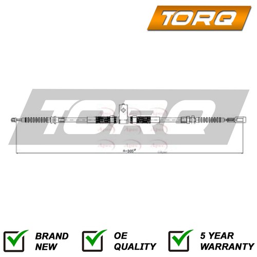 Cavo freno mano posteriore - cavo,