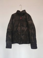 Giacca piumino donna Robe di Kappa L taglio sancrato camouflage giubbotto