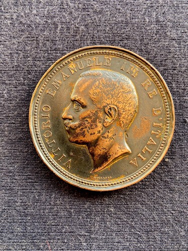 Medaglia bronzo esposizione - medaglia,