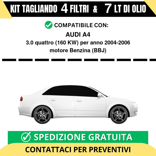 Tagliando per audi - tagliando, a4