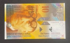 Svizzera 10 franchi  1995/1997