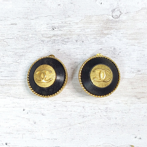 Orecchini chanel logo clip - cc,