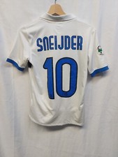 Maglia Calcio Inter Away 2009/10 Sneijder Boys (Autografo Zanetti) Shirt Trikot