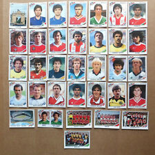 LOTTO 34 FIGURINE (33 diverse) MEXICO 86 PANINI mai usate con velina + 2 omaggio