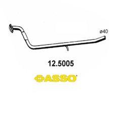Tubo gas scarico centrale - tubo,