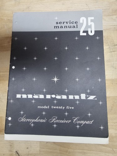 Marantz venticinque manuale - marantz, 25