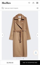 Max Mara Manuela Camel Belted