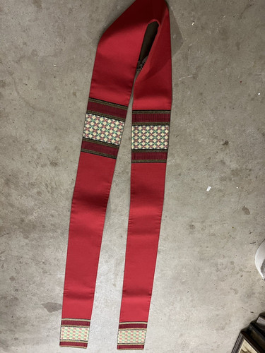 Vintage red multi colored