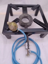 FORNELLONE A GAS GHISA IN ACCIAIO NERO FORNELLO  