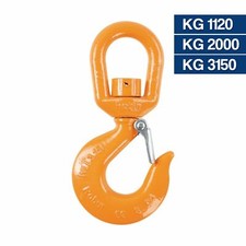 GANCIO GANCI GIREVOLE SOLLEVAMENTO E TRAZIONE CON SICURA PARANCHI FUNI (37522V)