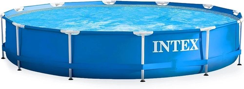 Piscina redonda con - con, marco