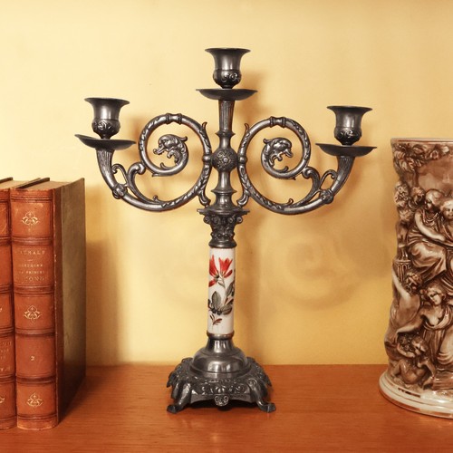 Candelabro bracci antico - candelabro,