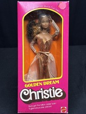 VINTAGE 1980 GOLDEN DREAM CHRISTIE BARBIE #3249