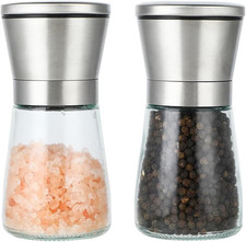 Set Di 2 Macinapepe E Sale in Acciaio Inossidabile, Con Macina in Ceramica Regol