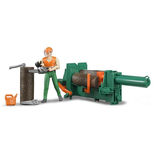 Bruder bworld set tronchi - set,