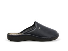 Melluso Pantofola uomo in ecopelle nero pu150z