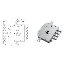 Mottura 89.M830.D00Q Serratura